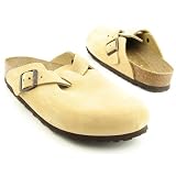 BIRKENSTOCK Boston Tan Clogs Mules Shoes Ladies 7 by Birkenstock