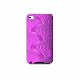 iLuv iCC613PNK Silicone Case with 3D Pattern for iPod touch 4G