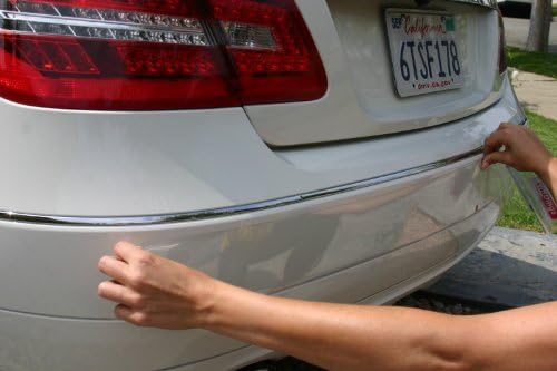 60" X 4" EndDings: The only Adhesive-Free 18 Mil Clear Bra Rear Car Bumper Paint Protection Film That Installs in 5 Minutes, By Anyone! (for FULL Size Bumpers)