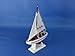 Blue Sailboat Christmas Tree Ornament 9
