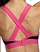 Yvette Women Low Impact Yoga Bra #6041 - Criss Cross Straps/Comfort/Fashion