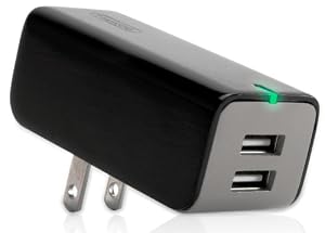 Griffin PowerBlock Dual Universal Charger for MP3 Players and USB Devices (Black)