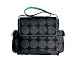 OiOi Grey Dot Diaper Messenger (Grey/Turquoise Dot)