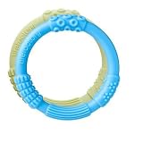 Lifefactory 2 Pack Multi Sensory Silicone Teether, Sky/Spring Green