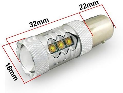 CREE 80W 1156 S25 P21W BA15S Canbus Led Bulbs Backup Light car Reversing light car Fog lamp With Resistor Built-in 12V 2pcs (1156 S25)
