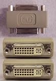 DVI-I / DVI-D Female to Female Mini Gender Changer, Adapter, Bender