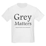 Brain Cancer, Kids Light T-Shirt