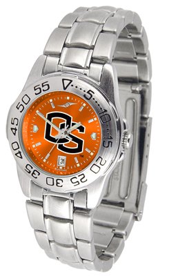 Oregon State Beavers Ladies Steel Sport AnoChrome Watch