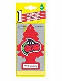 Car Freshner 10311 Little Trees Air Freshener Wild Cherry Scent - Single Tree per Package