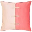 Decorative Handmade Silky Pink Chinese Hand-knotted Ties Cushion Cover / Pillow Sham