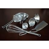 Deluxe 7 (Seven) Industrial Grade Stainless Steel Funnel Bakeware Set with Wide Mouth.... by Home Naturals