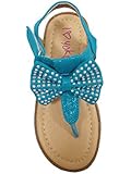 Tara-83 Toddlers Flat Sandals with Bow and Studs
