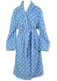 Frankie & Johnny Blue Dottie Cashmiracle Robe - As Seen on ABC's the Bachelor