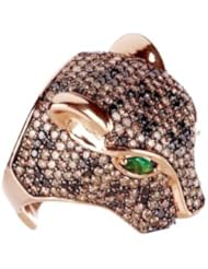 Effy Jewlery Signature Diamond and Emerald Ring, 3.92 TCW Ring size 7