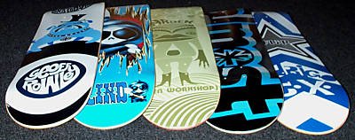5 Almost Blind Flip Alien Workshop Skateboard Deck by almost