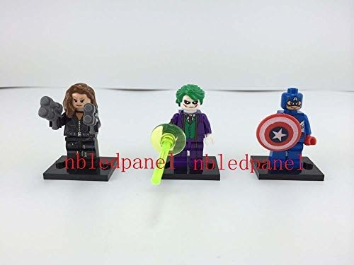 Lot of 6 Minifigures Phoenix /Black Widow /Spider-man/ Joker Mini Figures Toys