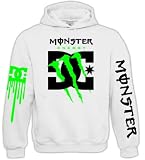 Monster Energy Dc Shoes Green Claw Hoodie