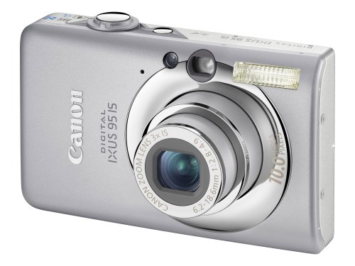 Canon Digital IXUS 95 IS Digital Camera - Silver (10 MP, 3.0x Optical Zoom) 2.5 inch LCD