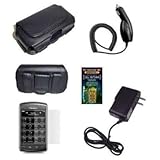 Cell Phone Accessories Bundle for Verizon RIM Blackberry Storm 9500, 9530 T ....