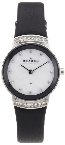 Skagen Women's 812SSLB1 Swarovski Elements With Mother-Of-Pearl Dial Watch
