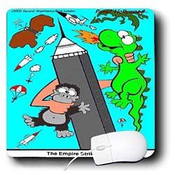  Londons Times Star Wars and Star Trek Cartoons - The Empire Building Strikes Back - Mouse Pads