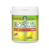 ロッテ 歯につきにくいガム<レモン>ボトル 138g