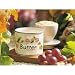 Butter Bell  Hand-Painted Raised Floral