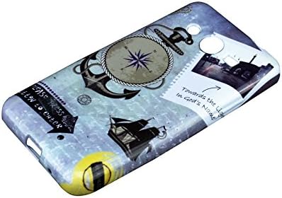 For Samsung Galaxy Core 2 Duos G355h Case, FriendsCase® Multistyle Printing Series TPU Protective Back Case Cover Shell for Samsung Galaxy Core 2 Duos G355h - Color 4, Boat Anchor