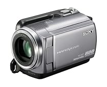 Sony DCRSR77E Handycam Camcorder With Built-in 80GB Hard Disc Drive - Silver (61hrs)