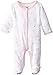 Petit Lem Baby Girls' Bow Heart Footed Sleeper