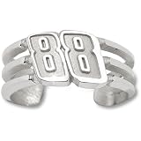 LogoArt Dale Earnhardt, Jr. Sterling Silver Driver Number Toe Ring