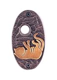 Playful Cat Oval Doorbell