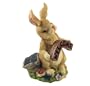 Solar Bunny With Lighting Welcome Sign