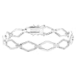 Sterling Silver Cubic Zirconia Bracelet