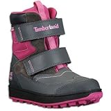 Timberland Mukluk Polar Cave Waterproof Snow Boot (Toddler/Little Kid/Big Kid),Grey/Pink,6 M US Big Kid