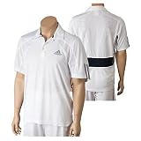 Mens Adidas Comp. Traditional Polo - White/Dark Navy