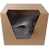 ESP 1AMGPL Airmatrix Polypropylene Heavy Weight Maintenance Universal Absorbent Laminated Pad, 18" Length x 16" Width, Gray (100 Per Bale)