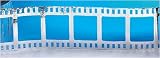 18 Metallic Silver Film Border