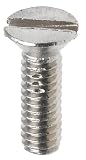 Stainless Steel 18-8 Flat Head Slotted Machine Screw 10-24