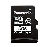 Panasonic 8GB microSDHC�������[�J�[�h CLASS10 RP-SM08GEJ1K