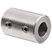 Climax Metal RC-025-S  Coupling, Stainless Steel Grade 303, 1/4" Bore , 1/2" OD, With 10-32 x 1/8 Set Screw