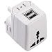 World Travel Adaptor with 2x USB Chargers