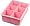 image Tovolo 80-5545 King Cube Jumbo-Size Silicone Ice-Cube Tray, Pink