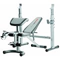 Weider Hantelbank Pro 290 CW, 822078, silber-schwarz-orange, 130x165x175 cm
