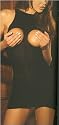 Plus Size Queen Black Opaque Cupless Mini-Dress