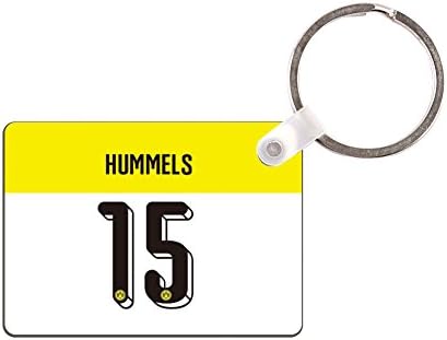 Zeppole(TM) #15 Mats Hummels Away Key Chains Luggage Tags by MDF Board