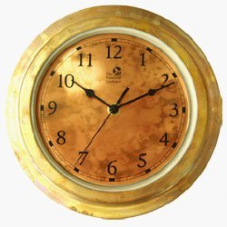 The Rumford Gardener Df7002 Copper Clock 
