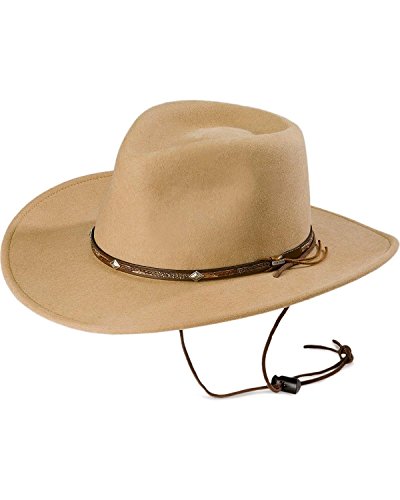 Stetson Men's Mountain View Crushable Wool Cowboy Hat - Swmtvw-813279 Sand