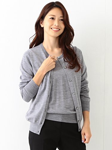 (デミルクスビームス) Demi-Luxe BEAMS / 16ゲージ クルーネック カーディガン 68150305126