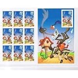 USPS Road Runner and Wile E Coyote USPS 33 Cent 60 Stamp Full Sheet [Toy] [Toy]